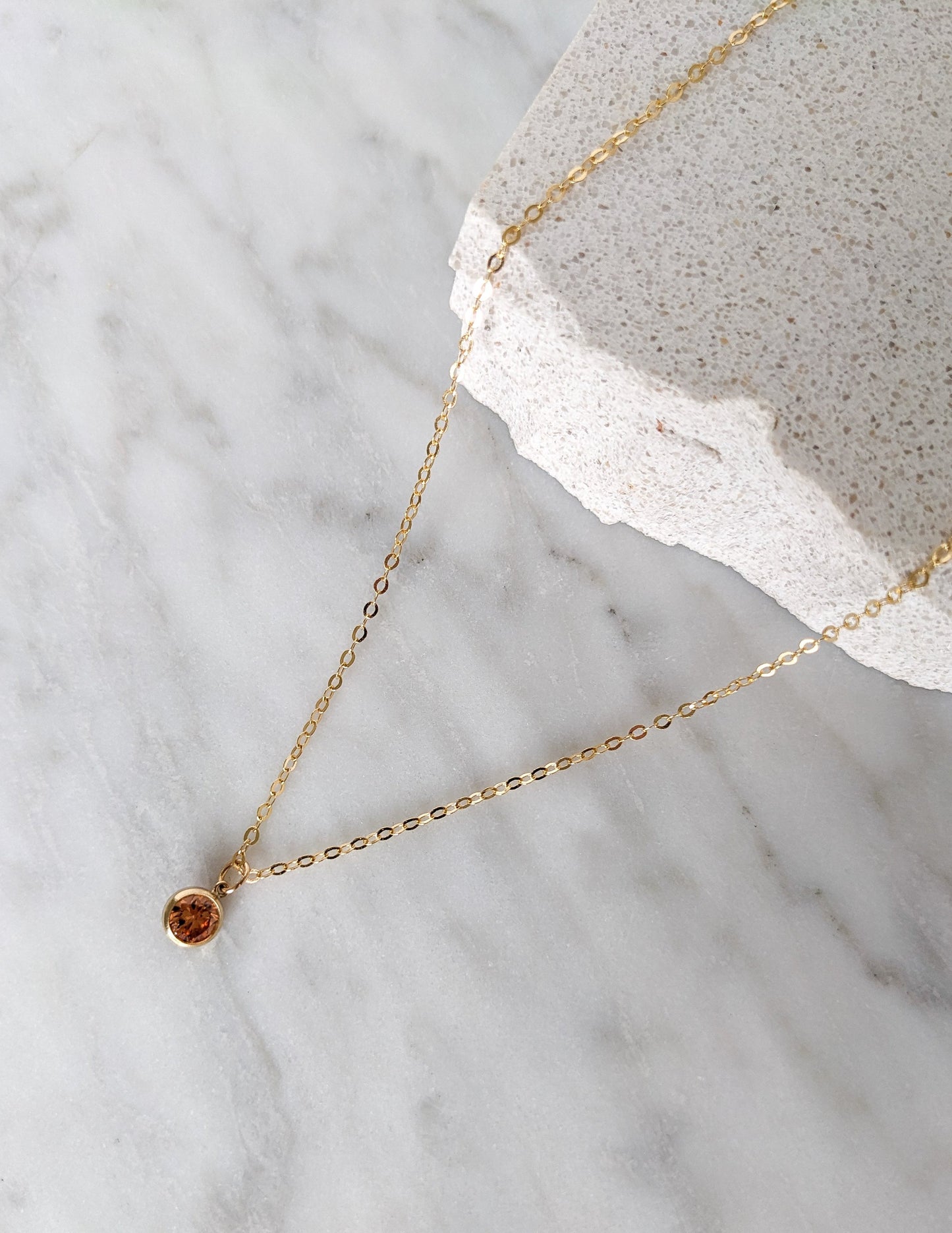 Collier Citrine