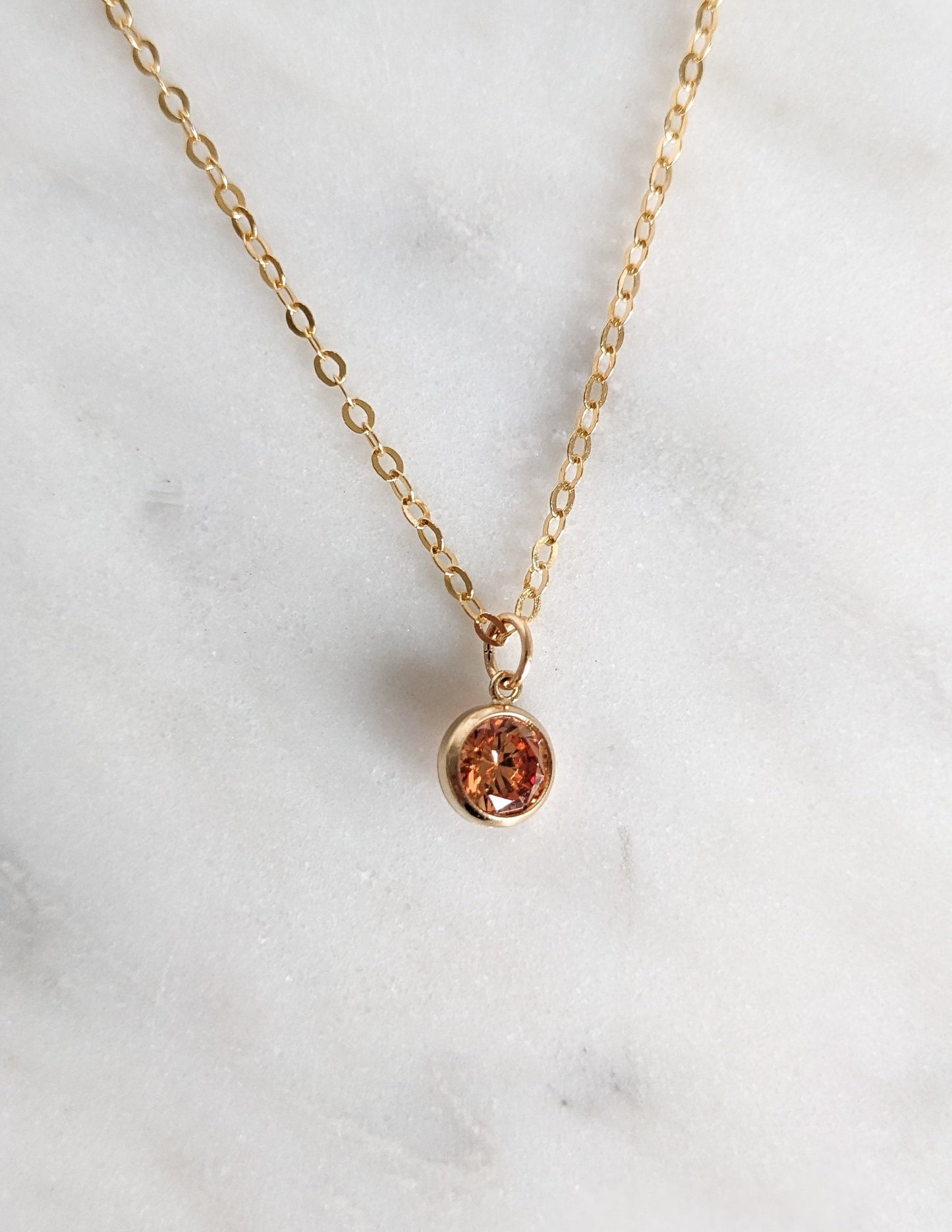 Collier Citrine