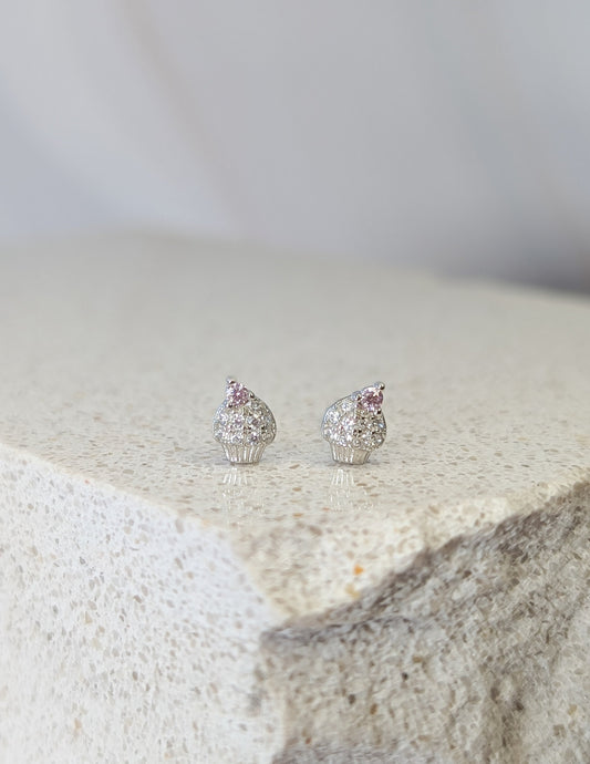 Boucles d'oreilles Cupcake - Enfant