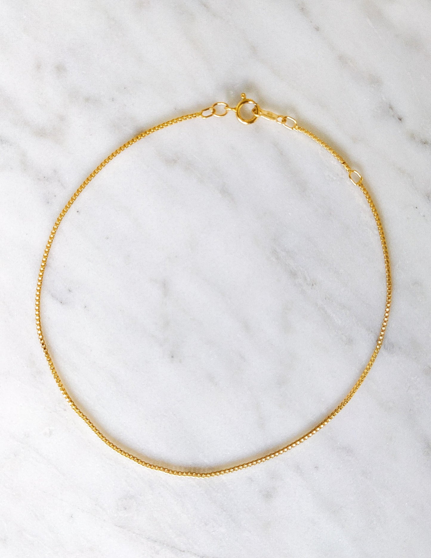 Cubic anklet