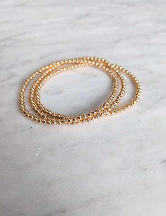 Bracelet femme, gold filled 14k, apparat atelier